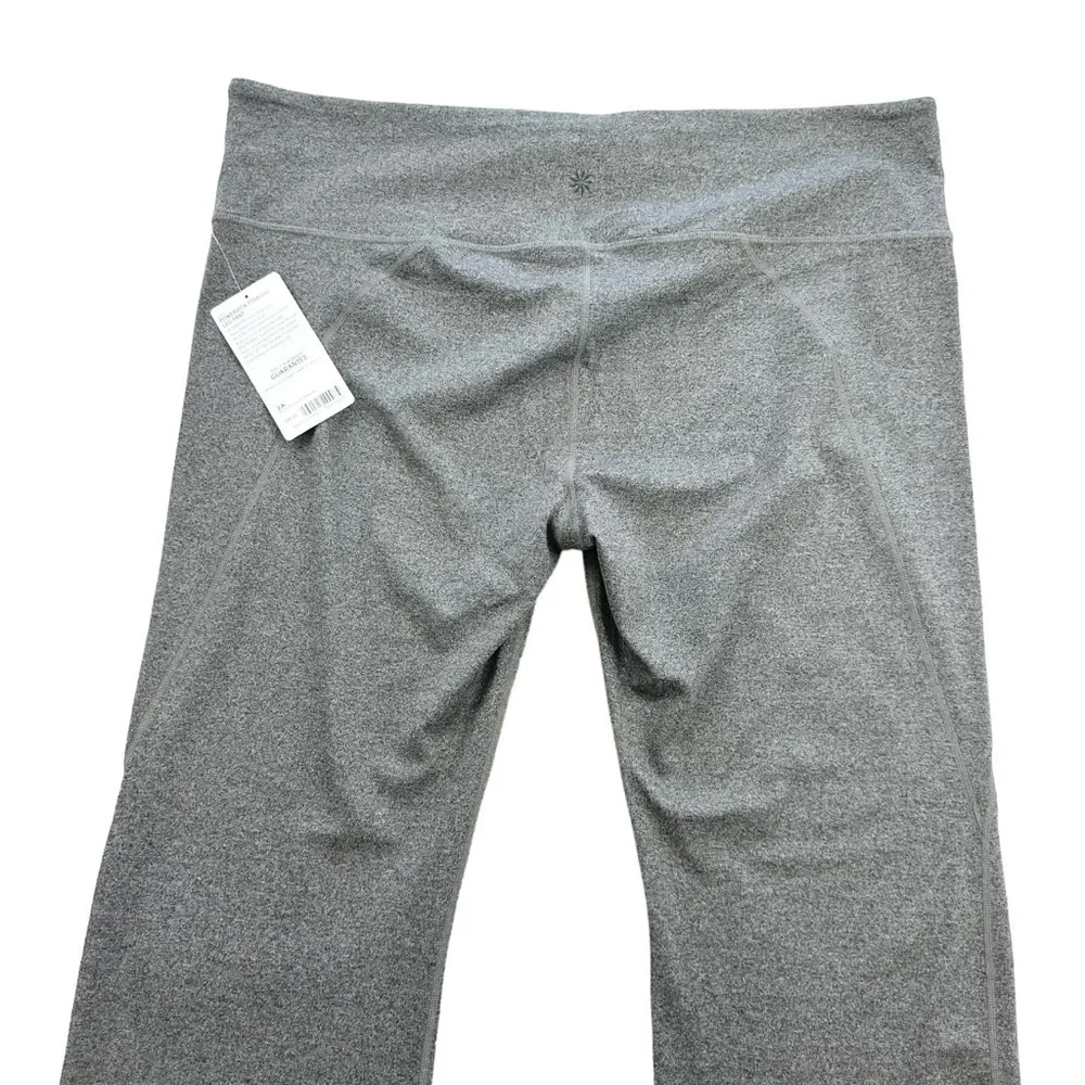 NWT gray Athleta Powervita Straight Leg Pant activewear athleisure yoga 2X plus